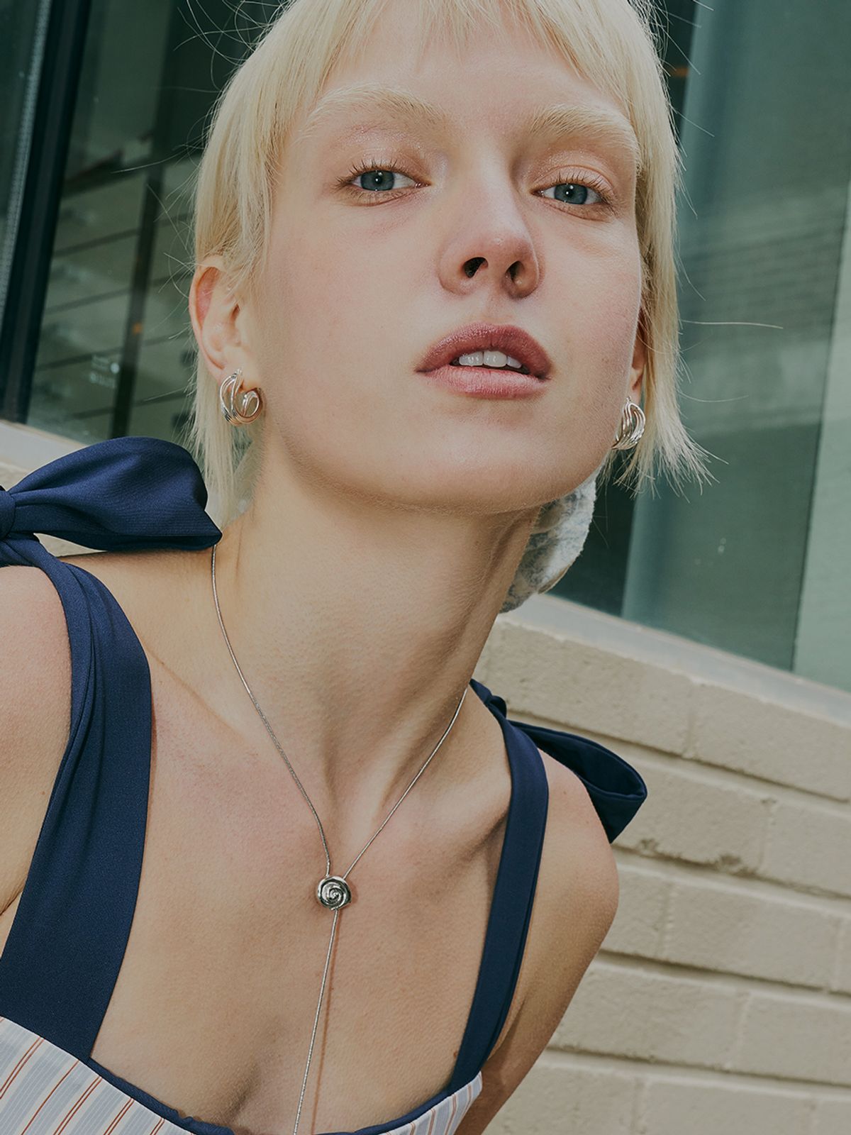 데누(DENU) Conch Long necklace