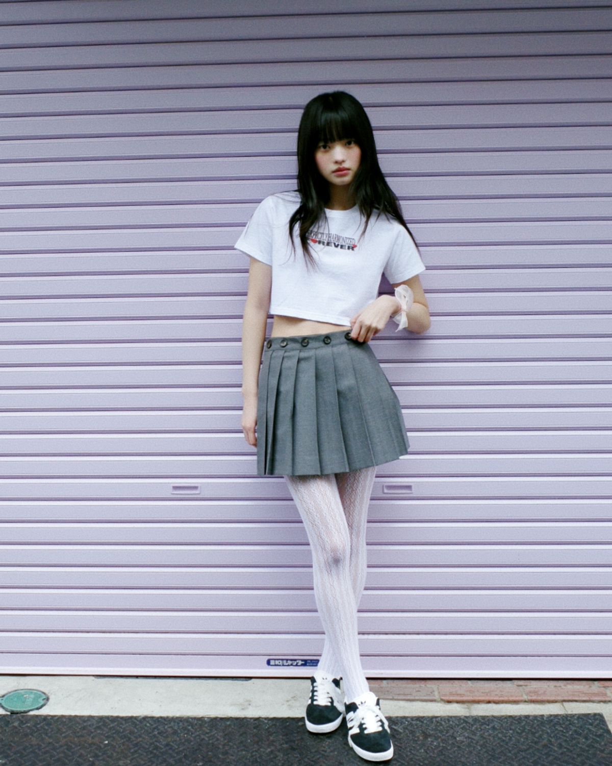 로액슈얼(LO AXUAL) HARMONY CROP T-SHIRTS_WHITE