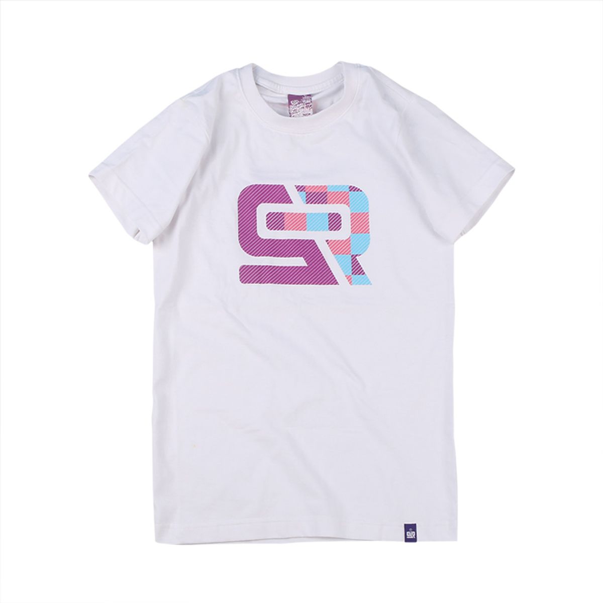 슈가포인트(SUGAPOINT) 여성 그래픽 순면 반팔 티셔츠. Pointer S4
