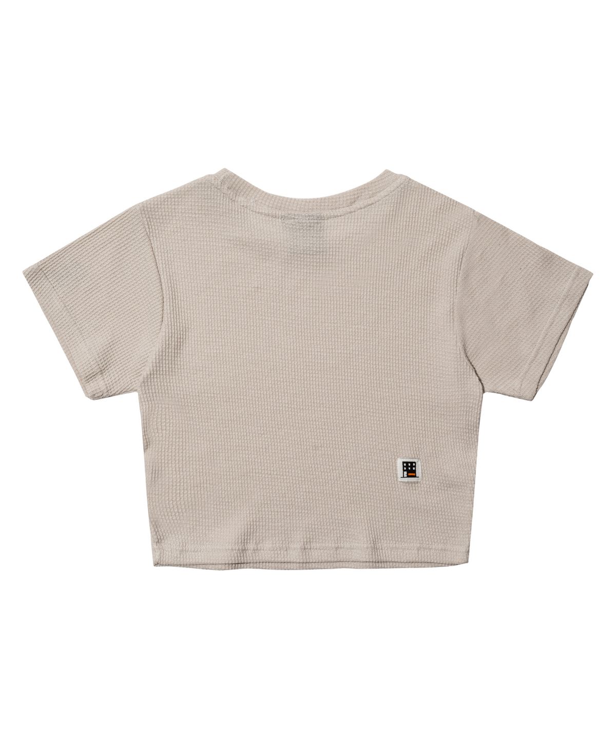 프리키쉬빌딩(FREAKISH BUILDING) NAMIB WAFFLE CROP TOP (GREY)