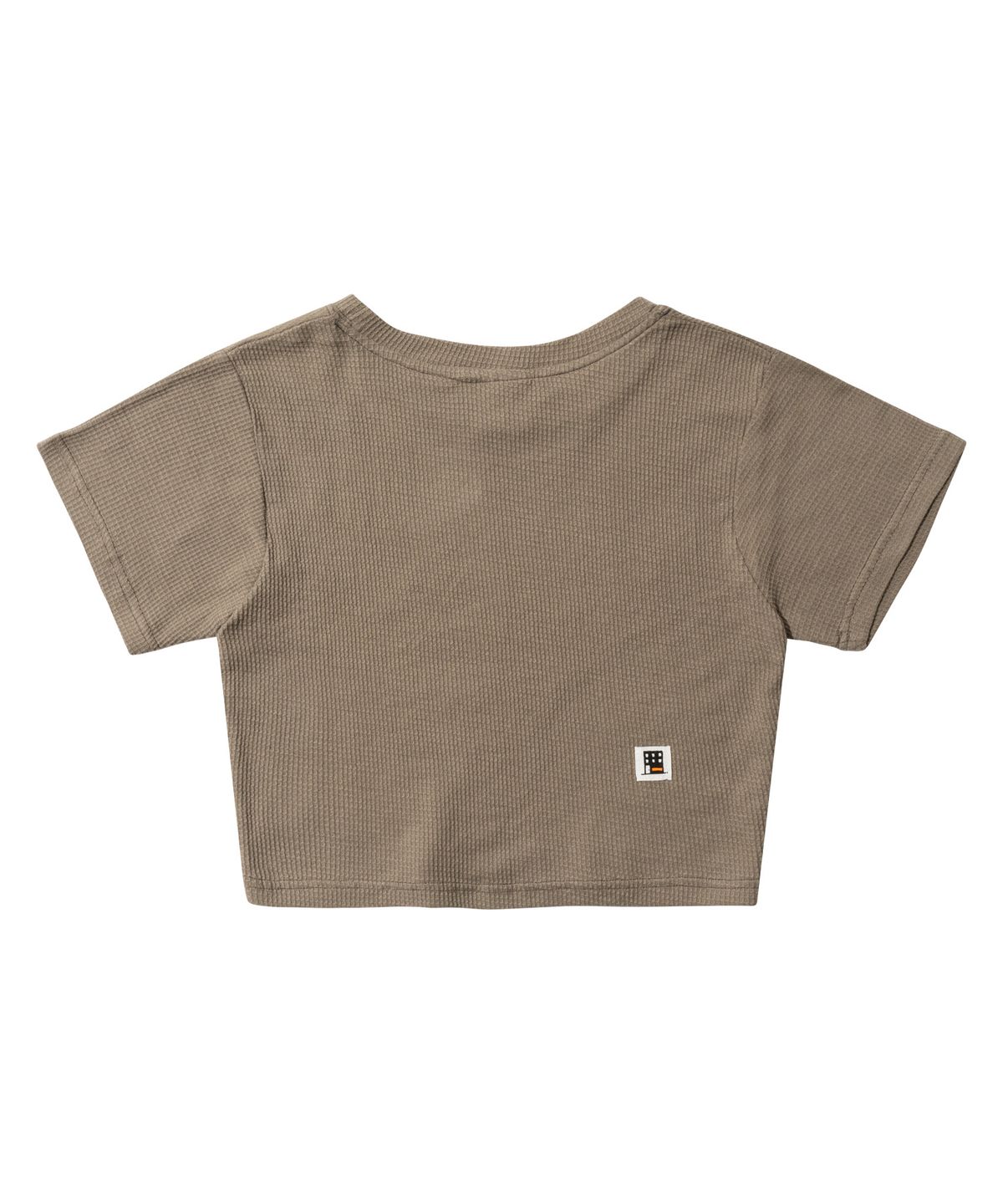 프리키쉬빌딩(FREAKISH BUILDING) NAMIB WAFFLE CROP TOP (KHAKI)