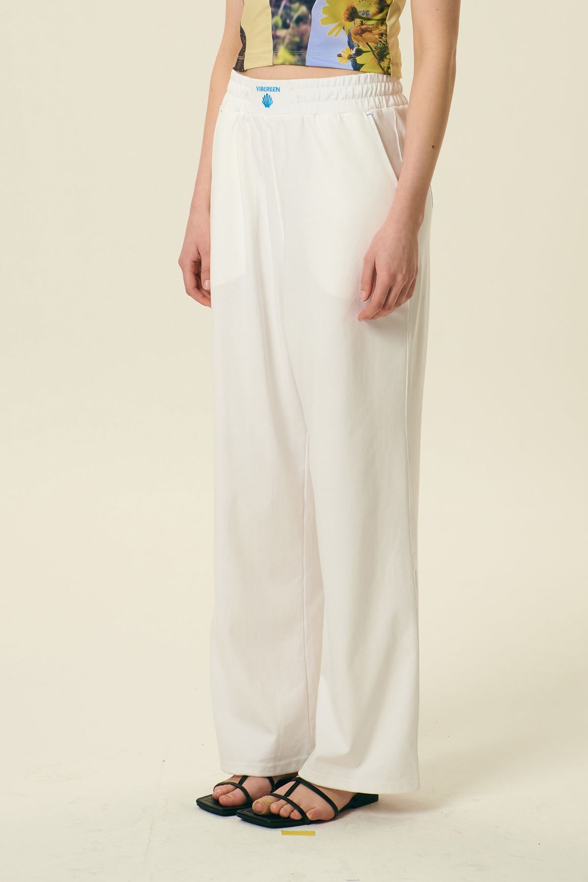 바이브린(VIBEREEN) 클로이 리싸이클 와이드 팬츠