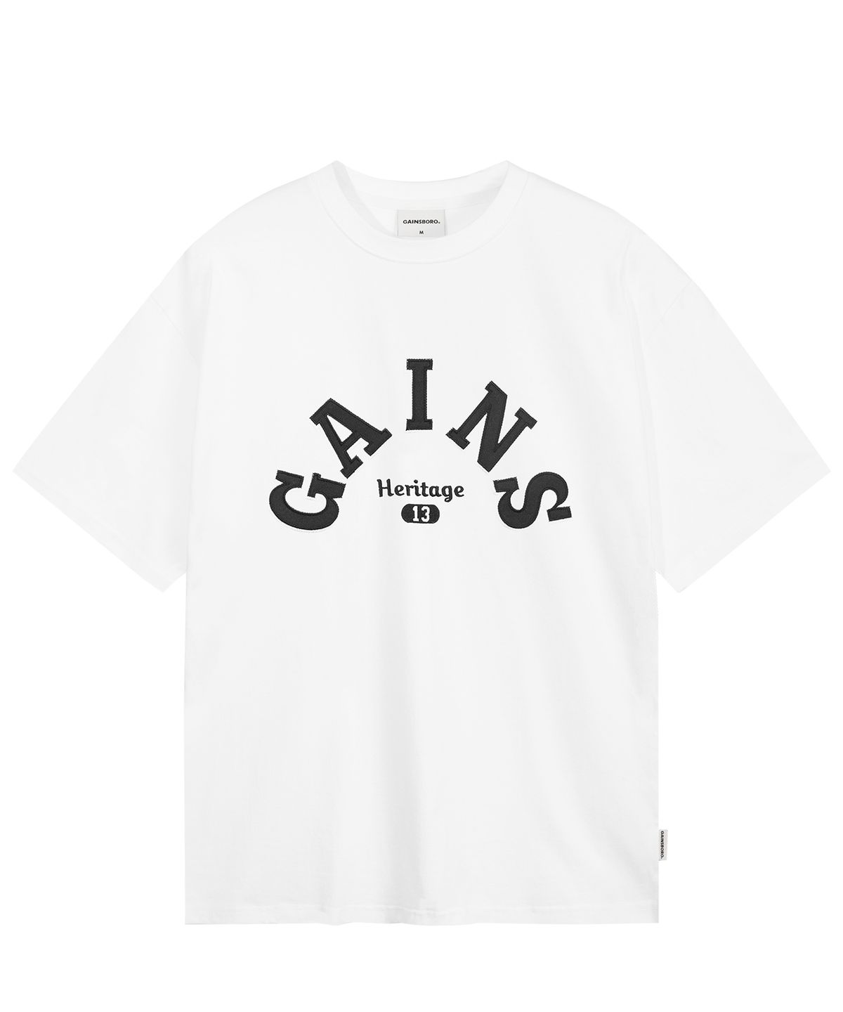게인스보로(GAINSBORO) 엠버더리 헤리티지 티셔츠_화이트
