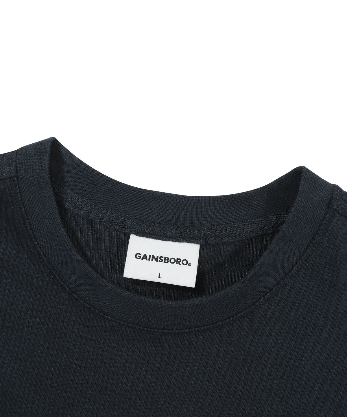 게인스보로(GAINSBORO) [쿨코튼] 리조트투어 슬리브리스_네이비