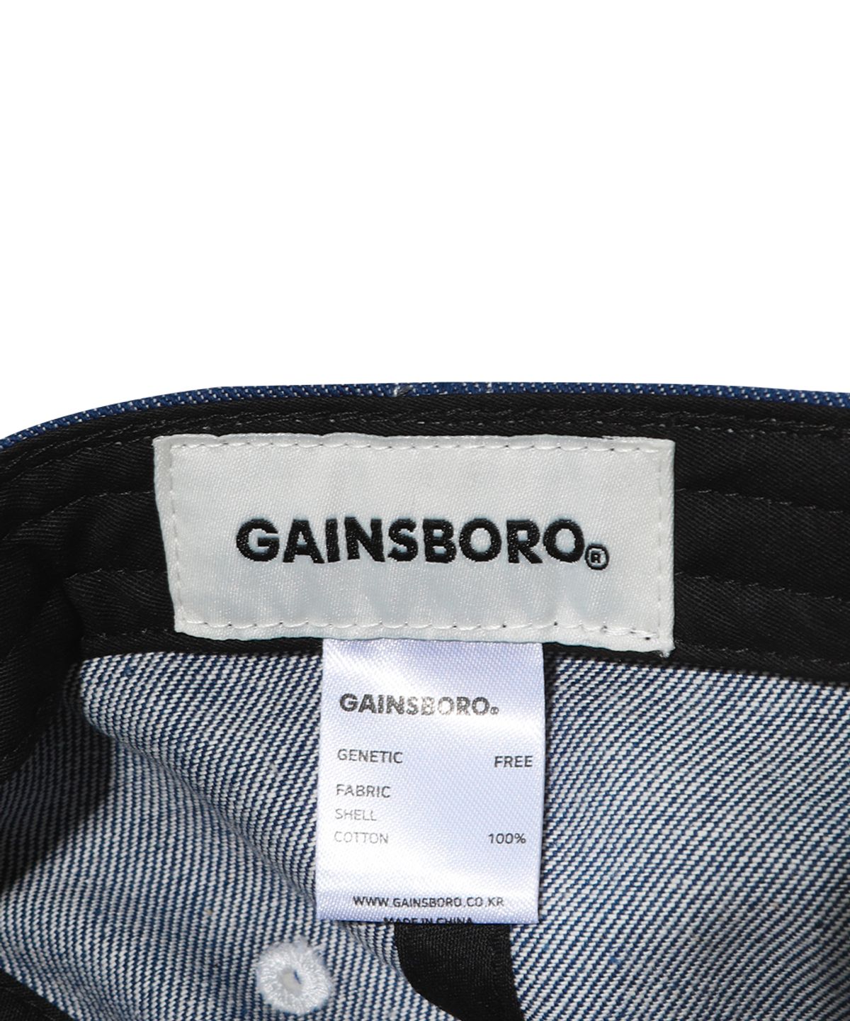 게인스보로(GAINSBORO) 1990 코튼 볼캡_데님
