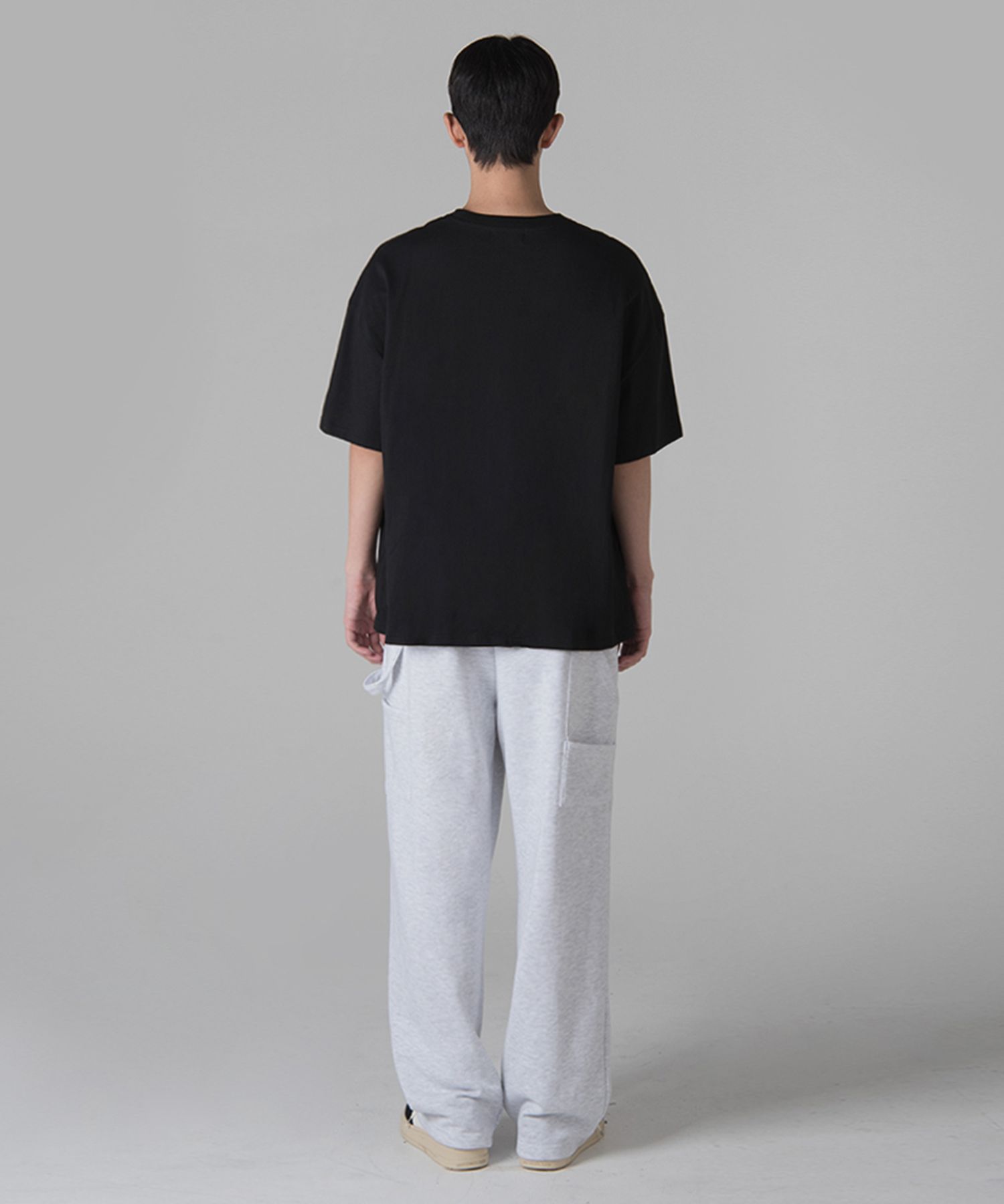 MUSINSA | UNLC 7-Pk Carpenter Sweat Pants Light Gray