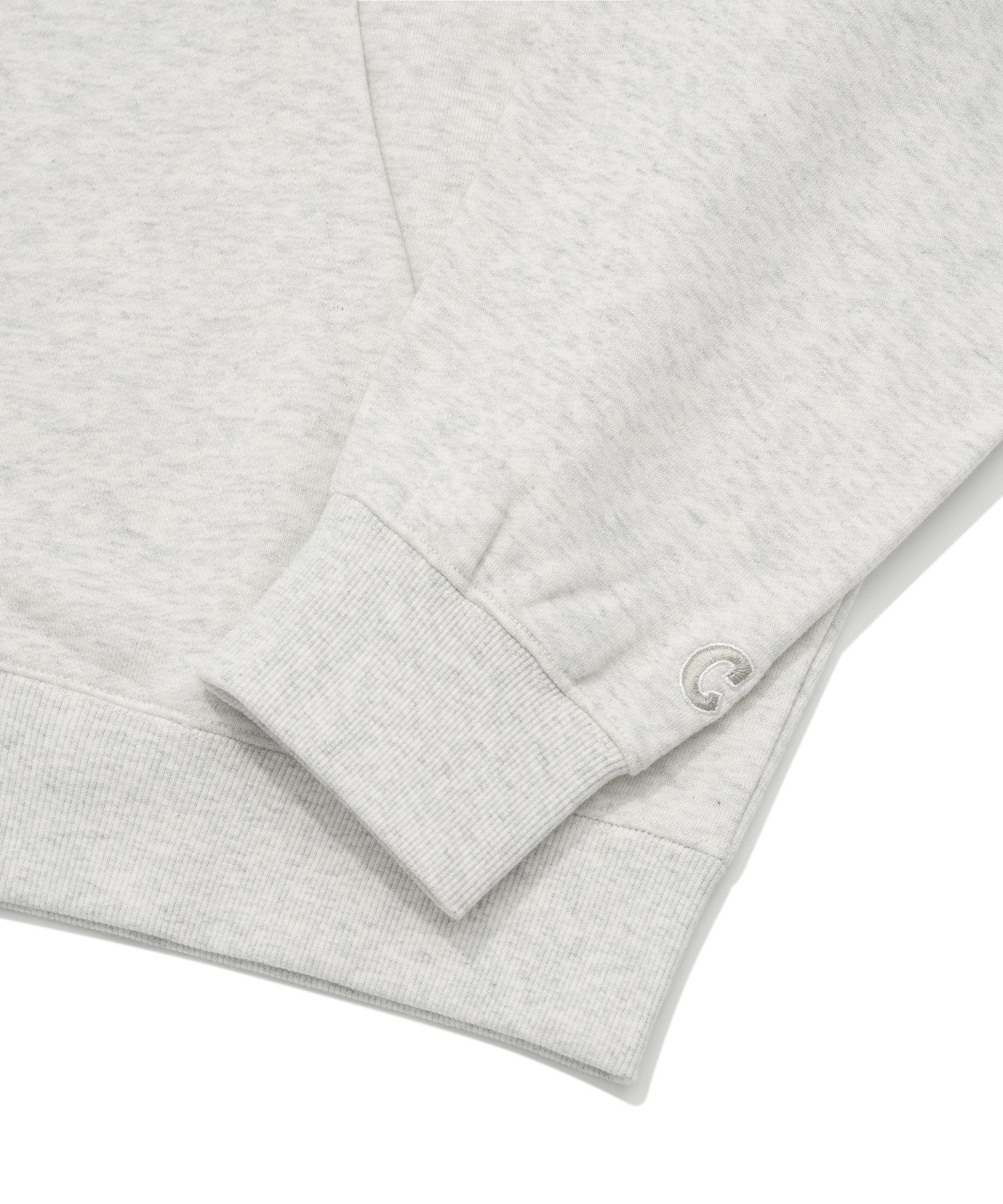 MUSINSA | COVERNAT Small Authentic Hoodie Zip-Up Oatmeal