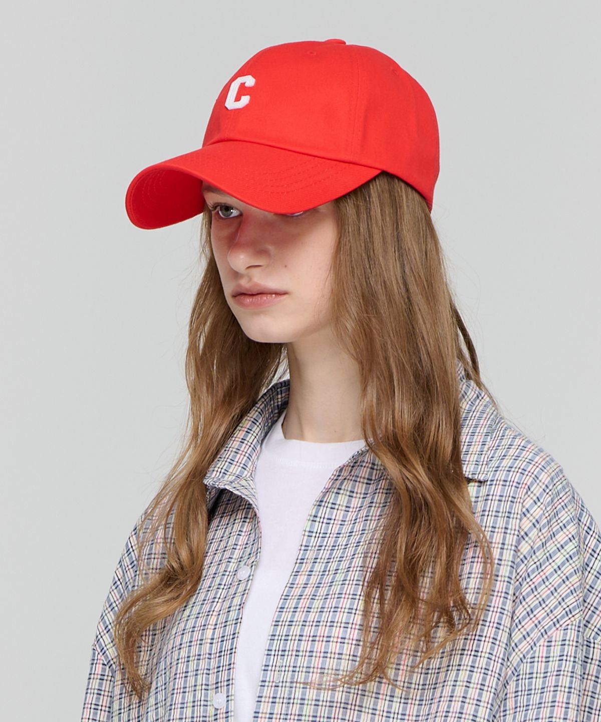 카고브로스 포 우먼(CARGOBROS FOR WOMAN) 로고 포인트 볼캡 (레드)