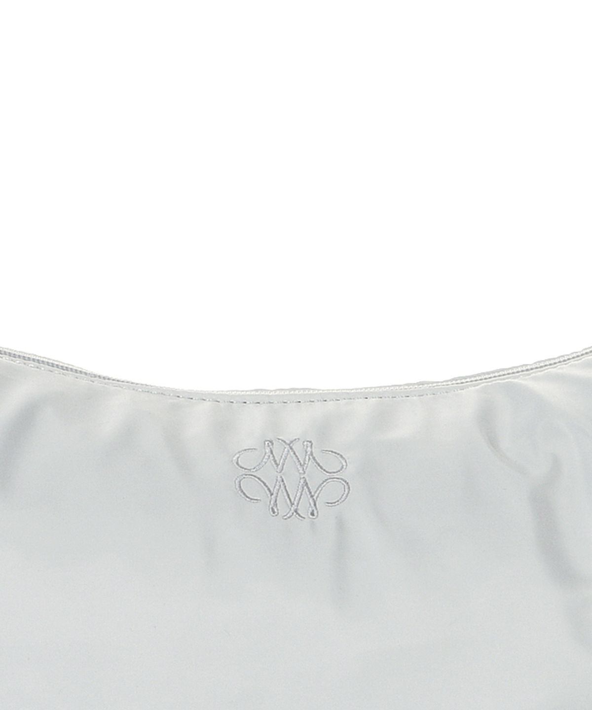 닉앤니콜(NICK&NICOLE) NICOLE NYLON SHOULDER KNOT BAG_LIGHT GRAY