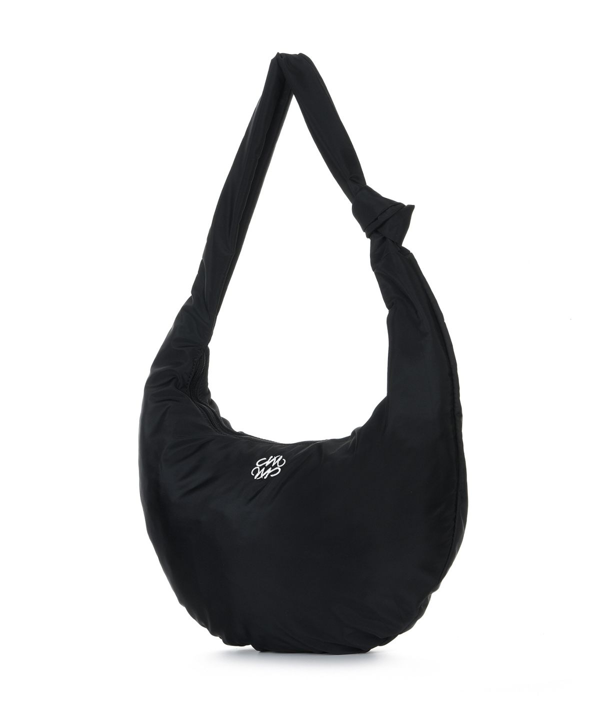 닉앤니콜(NICK&NICOLE) NICOLE NYLON SHOULDER KNOT BAG_BLACK