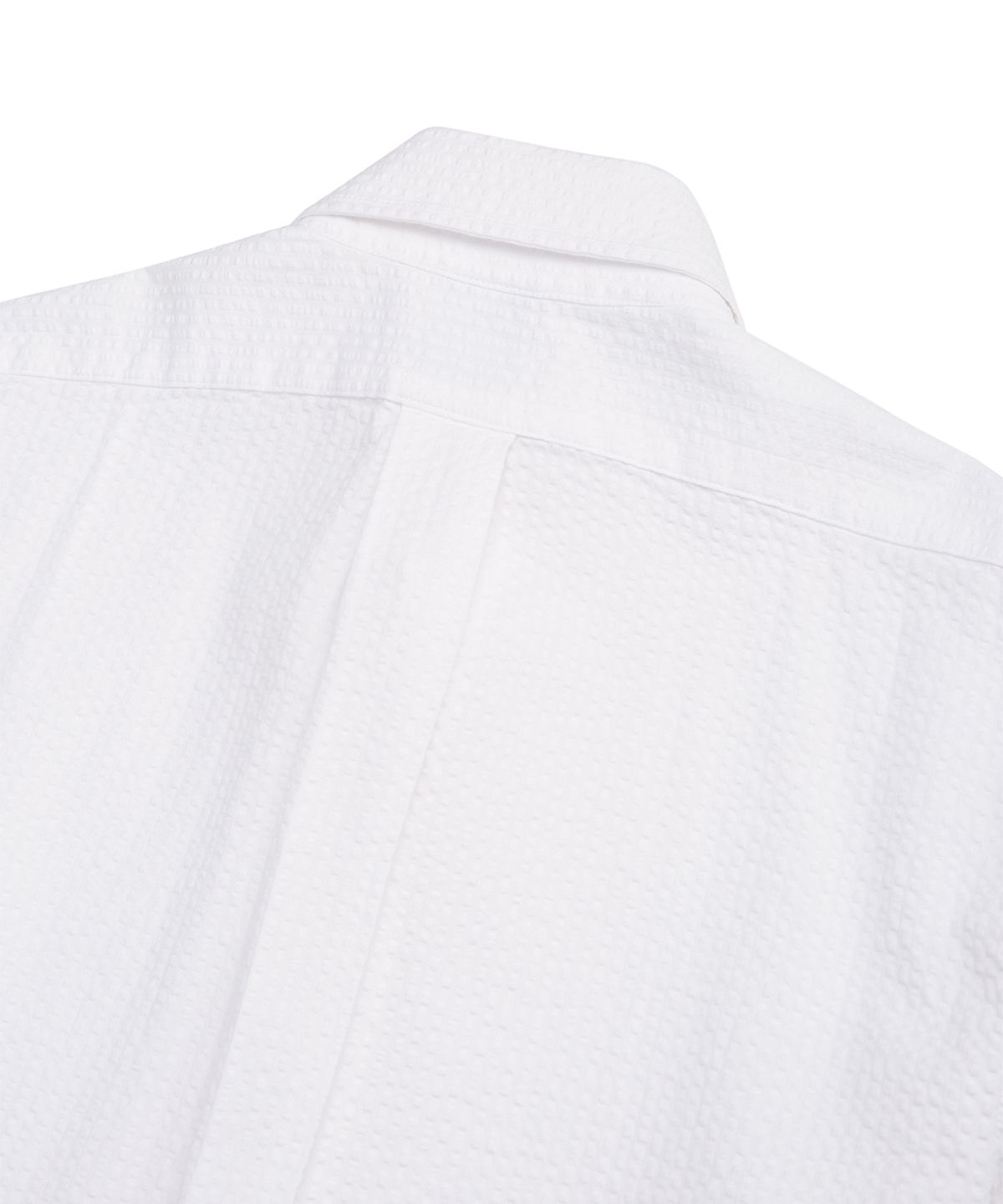 브룩스 브라더스(BROOKS BROTHERS) 레귤러핏 시어서커 솔리드 셔츠 (화이트) (BBTHMM0376AEM)