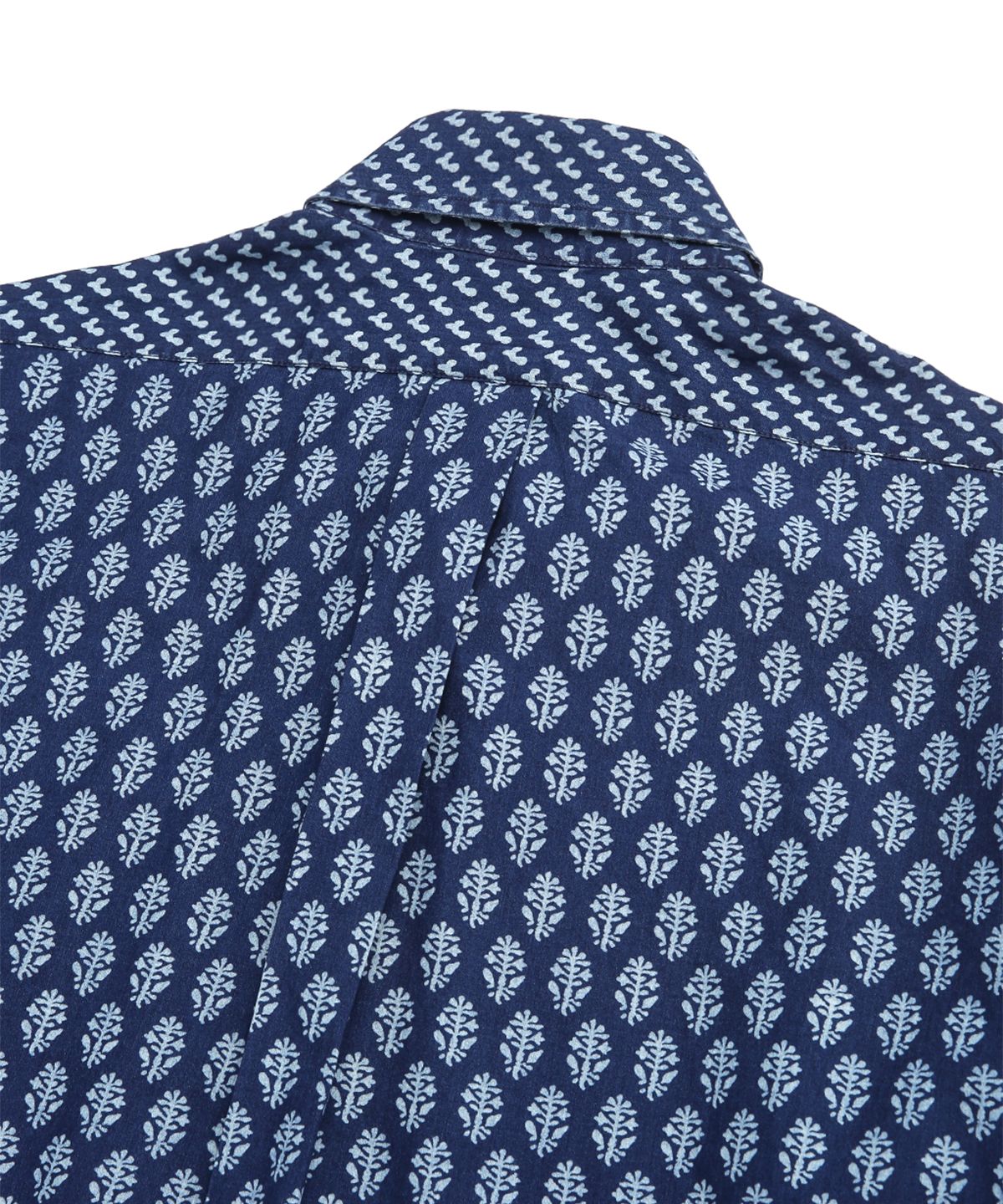 브룩스 브라더스(BROOKS BROTHERS) 인디고 프린트 펀 셔츠 (네이비) (BBTHMM7897QES)