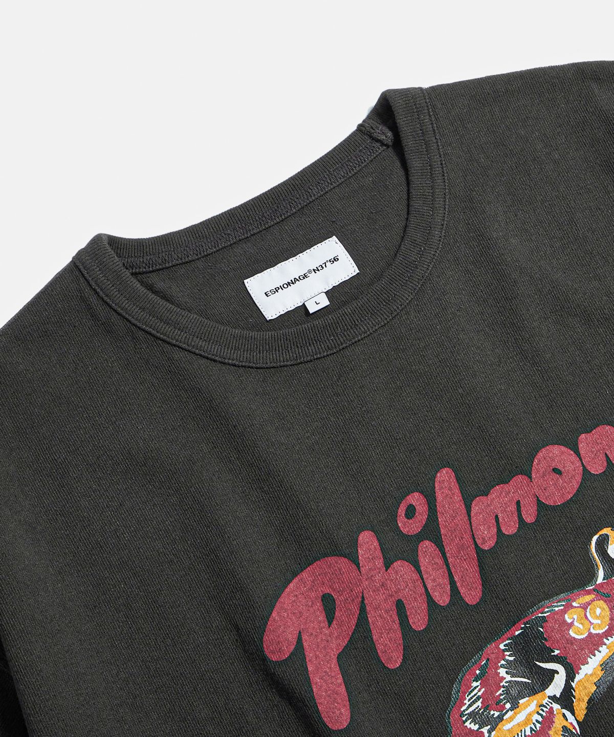 에스피오나지(ESPIONAGE) Philmont SR Heavyweight Tee Vintage Black