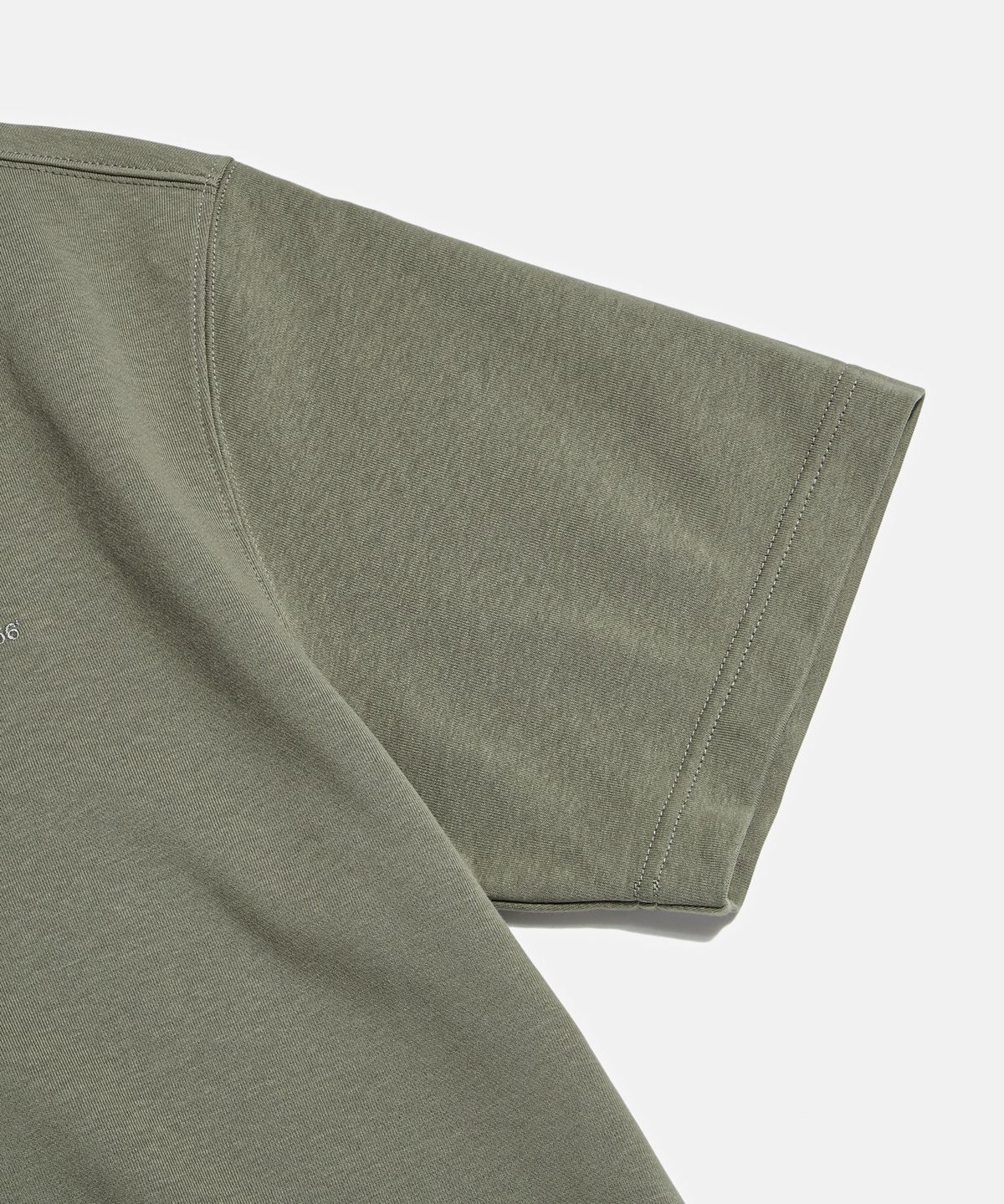 에스피오나지(ESPIONAGE) Quarter Zip Collar S/S Sweatshirt Olive