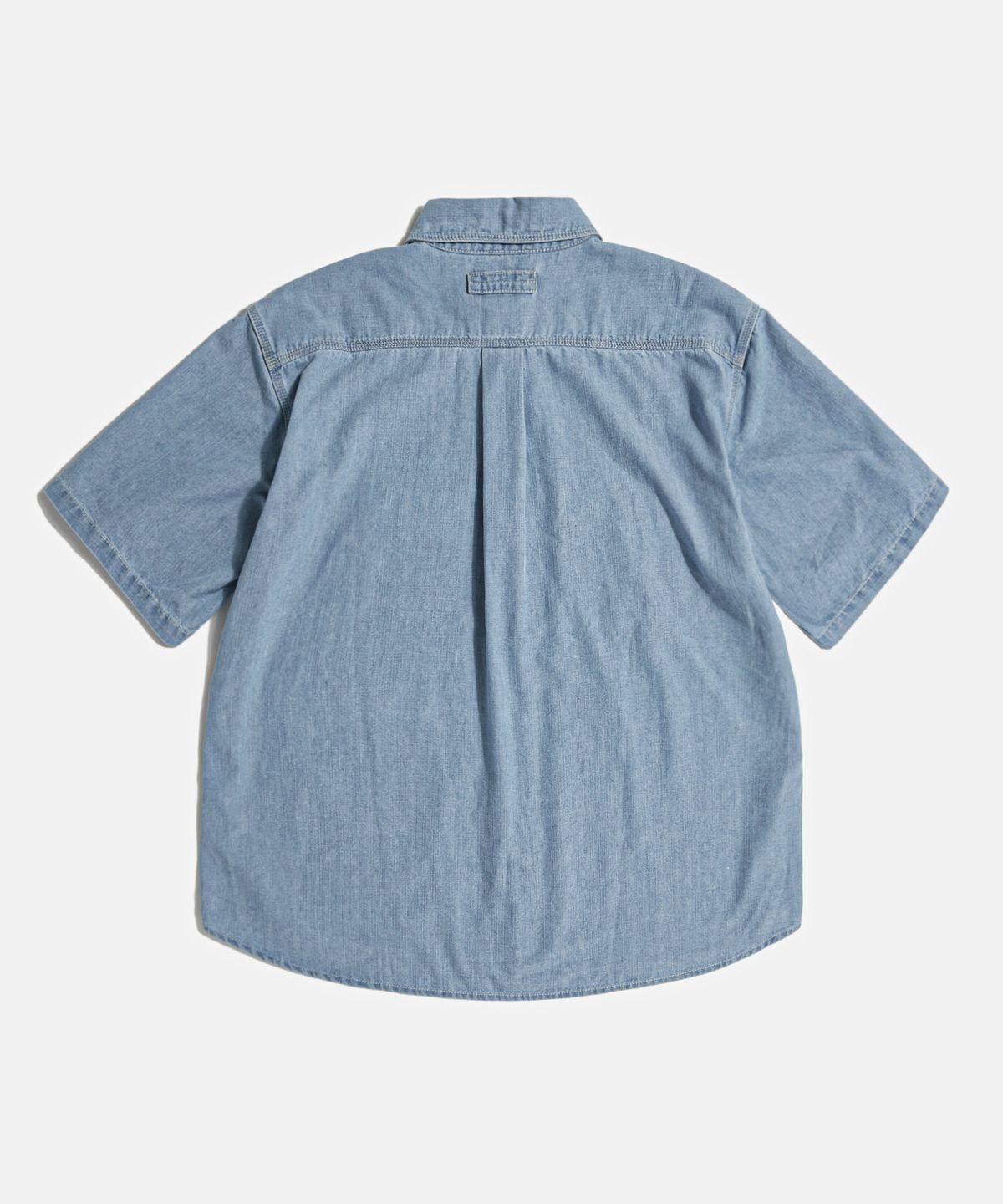 에스피오나지(ESPIONAGE) Chambray S/S Work Shirt Washed Blue