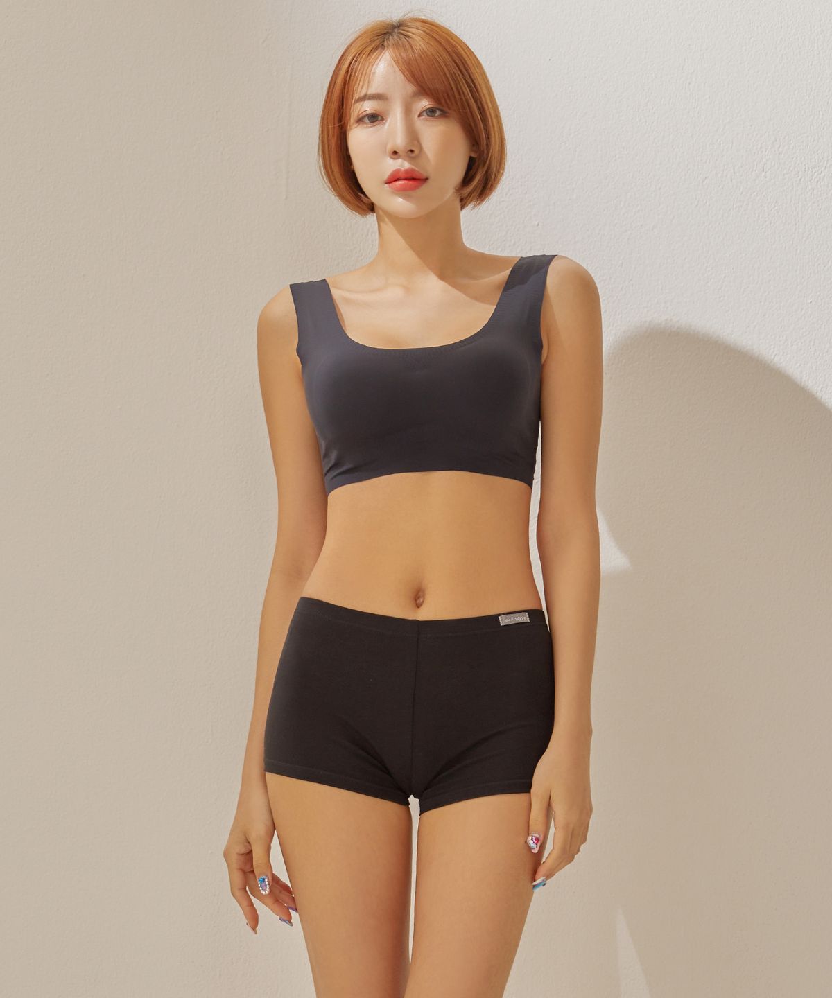 댑(DAB) [2pack] 베이직 면스판 1부 속바지 2매 여성용