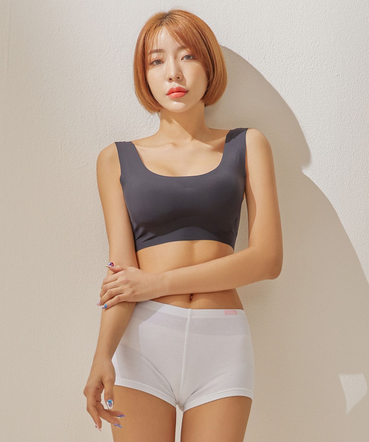 댑(DAB) [2pack] 베이직 면스판 1부 속바지 2매 여성용