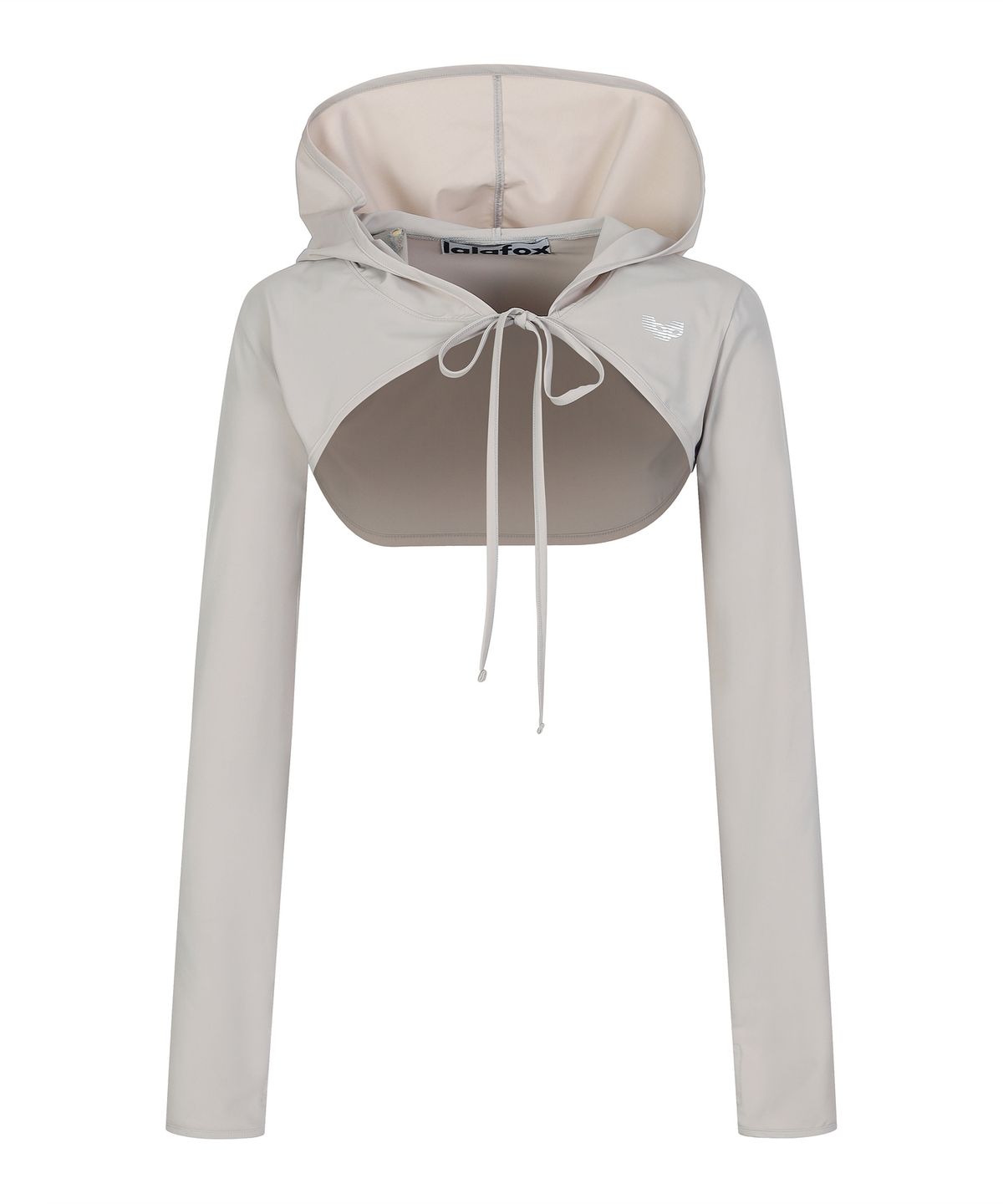 라라폭스(LALAFOX) HOOD JERSEY BOLERO LIGHT GREY BQ4SW006