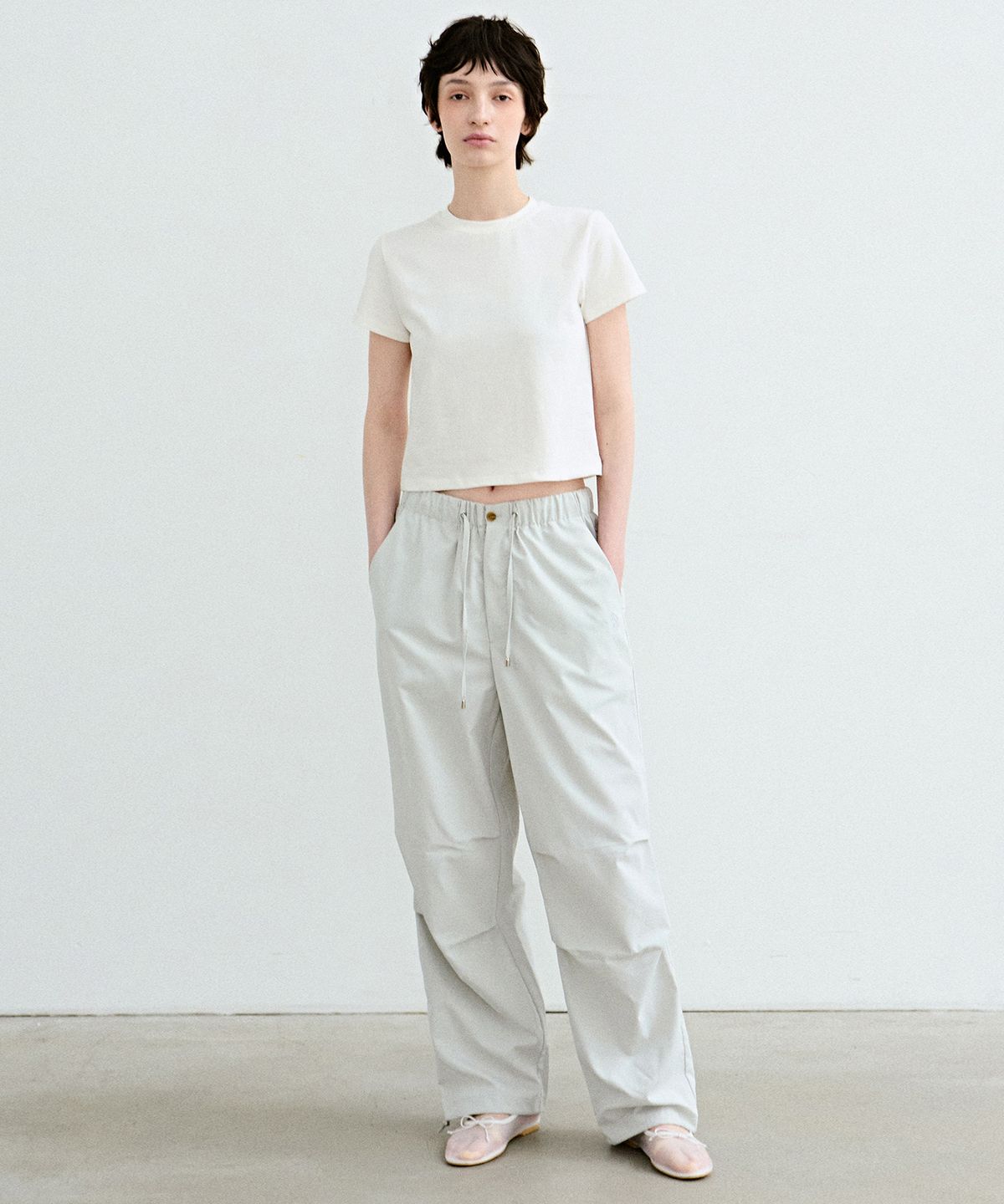 닉앤니콜(NICK&NICOLE) MINIMAL PARACHUTE PANTS_4 COLOR