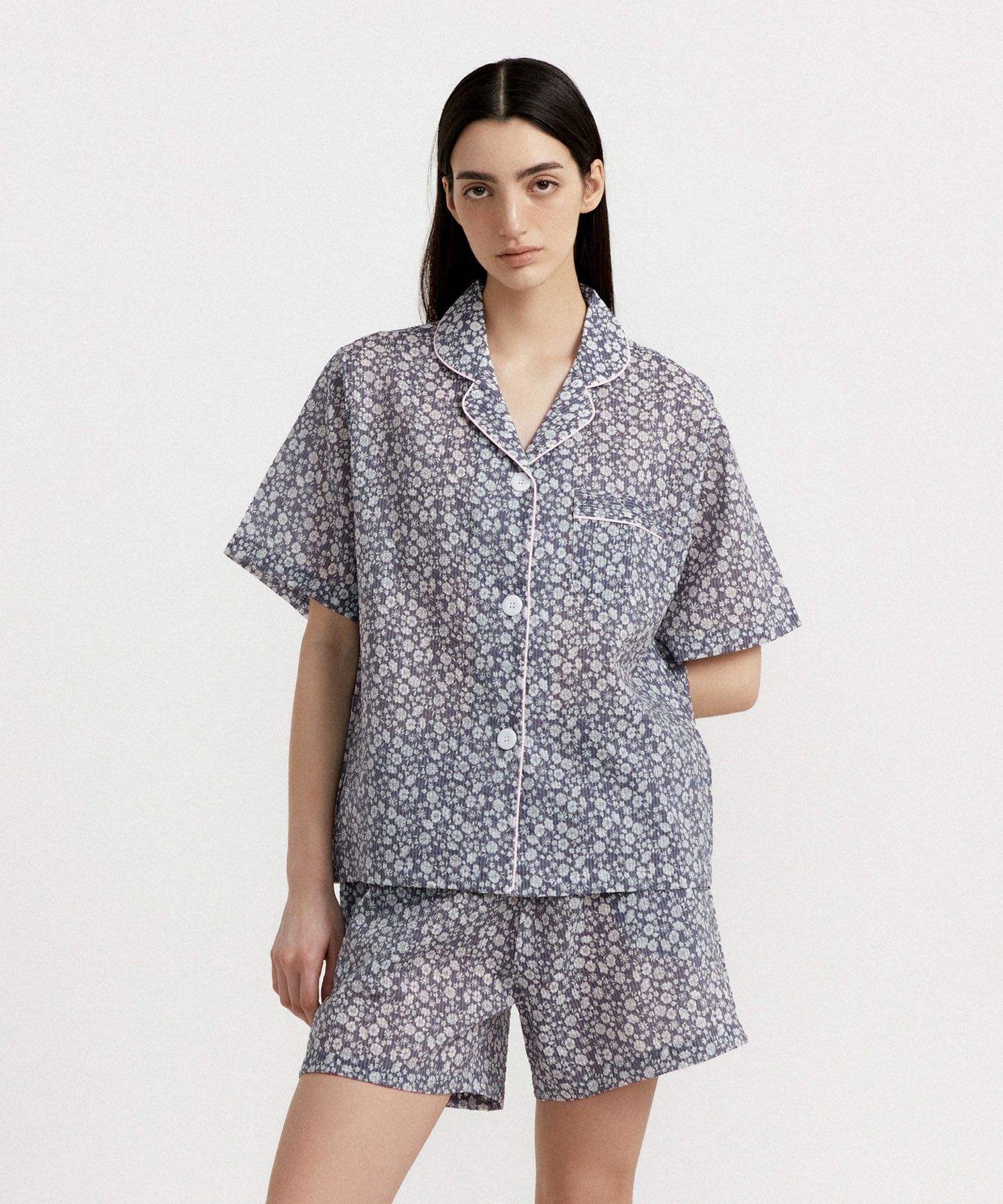 ◆JO'S LOUNGE◆ Modal100 couple Ireland Short Pajama Set IRL MUSINSA | JO'S LOUNGE [Modal100] (couple) Ireland Short