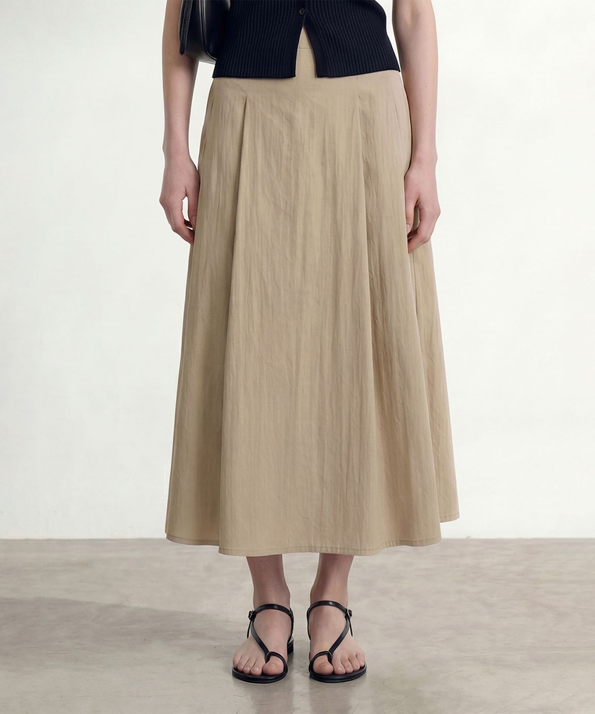 룩캐스트(LOOKAST) 줄리아 플리츠 스커트 / JULIA PLEATS SKIRT_2colors