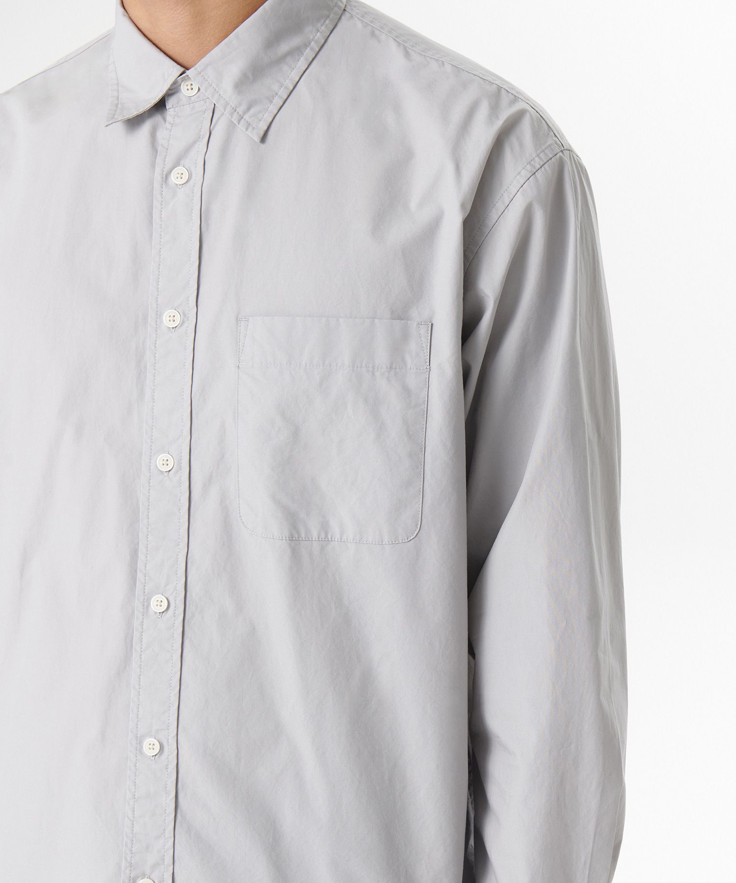 ★MUSINSA STANDARD★ Relaxed Washed Poplin Shirt Medium Grey MUSINSA | MUSINSA STANDARD Relaxed Washed Poplin Shirt