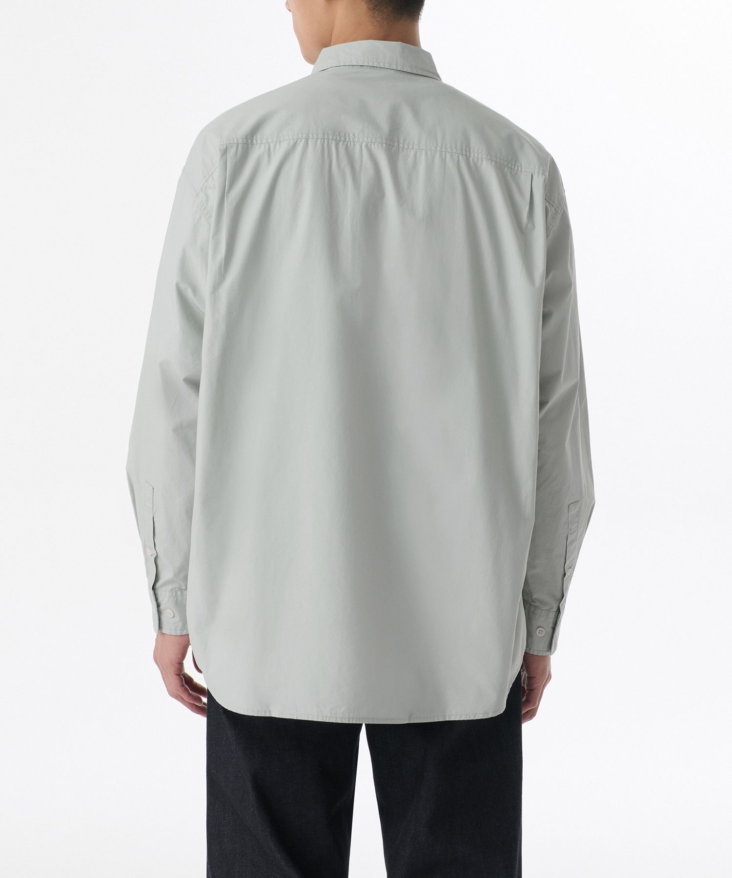 ★MUSINSA STANDARD★ Relaxed Soft Poplin Shirt Dusty Mint MM MUSINSA | MUSINSA STANDARD Oversized Washed Poplin Shirt