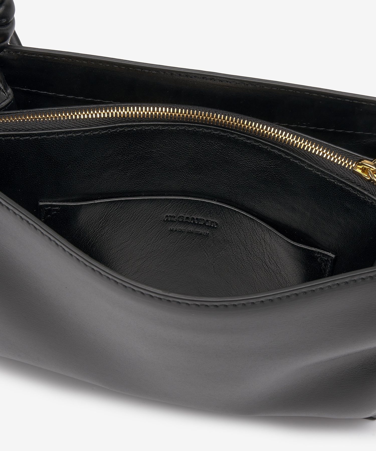 MUSINSA | JIL SANDER Small Logo Shoulder Bag - Black