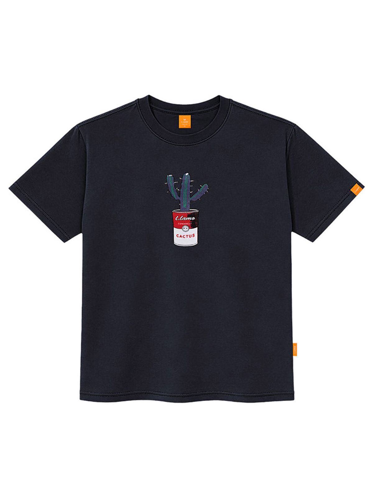 엘라모(LLAMO) 통조림 반팔티셔츠 남녀공용 빅사이즈 S~4XL