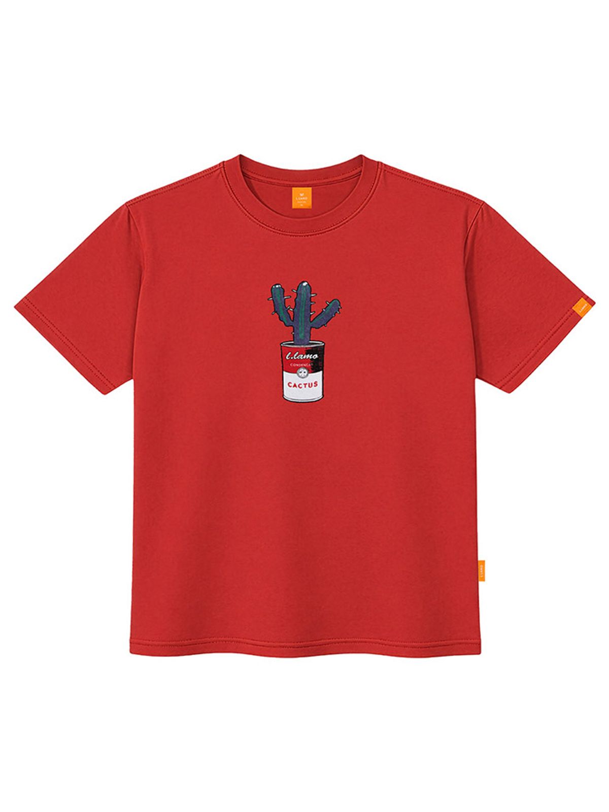 엘라모(LLAMO) 통조림 반팔티셔츠 남녀공용 빅사이즈 S~4XL