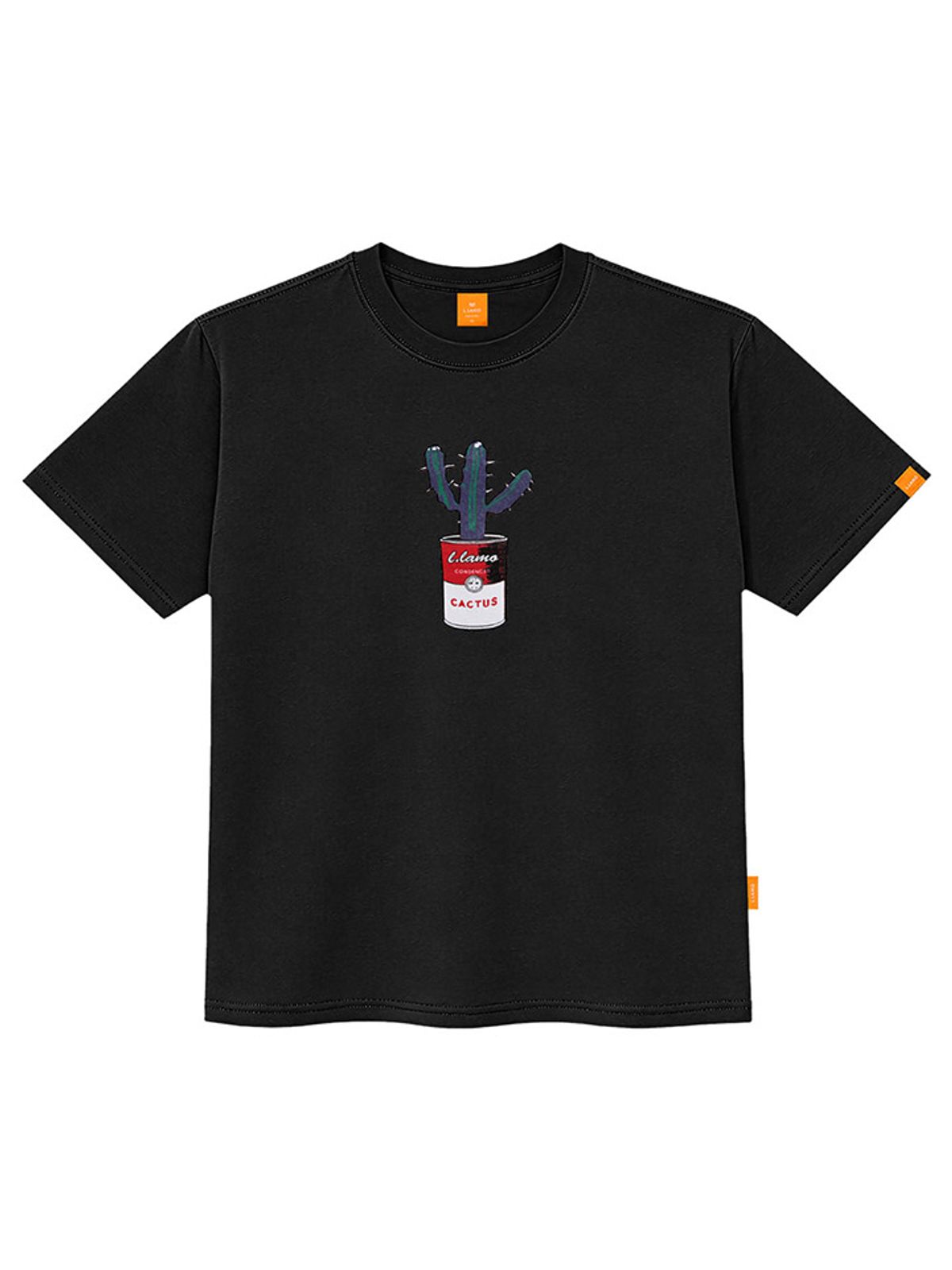 엘라모(LLAMO) 통조림 반팔티셔츠 남녀공용 빅사이즈 S~4XL