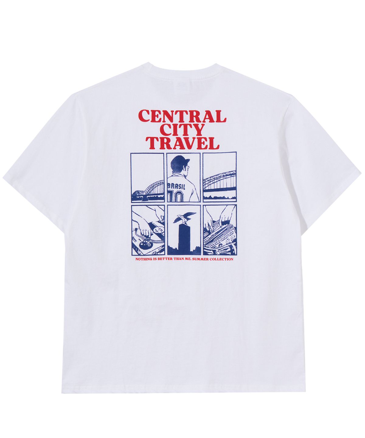 낫띵이즈베럴댄미(NOTHINGISBETTERTHANME) CITY TRAVEL TEE_white