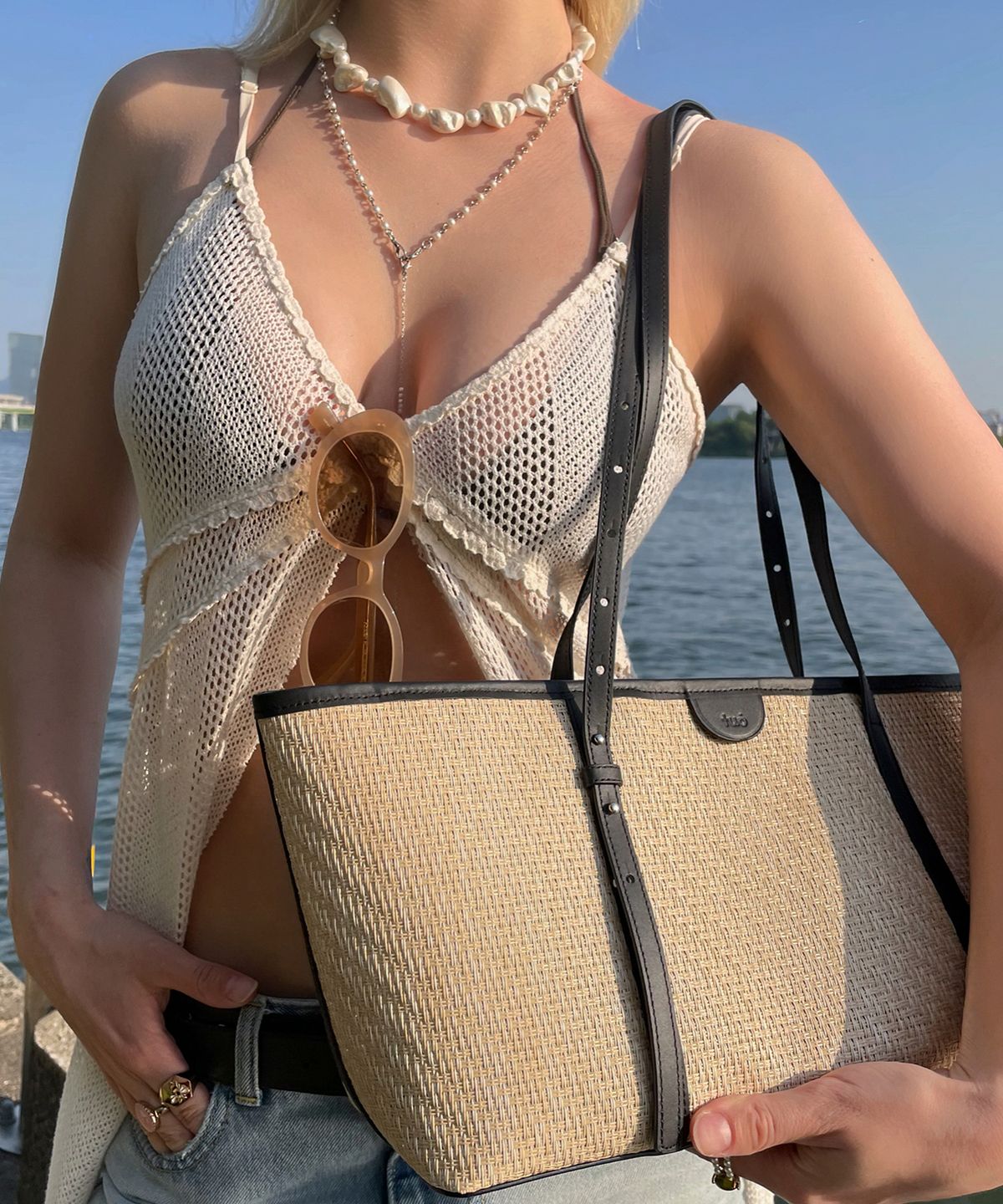 투오(TUO) RATTAN FLAT LARGE · 라탄 플랫 라지