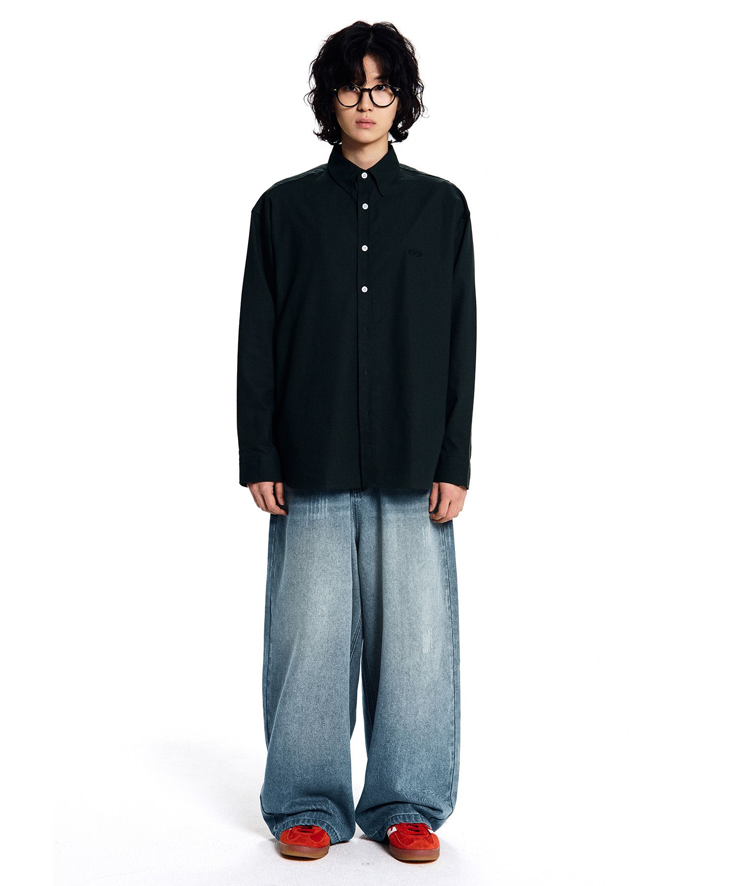 ★MUSINSA STANDARD★ Coated loose exhaust denim pants washed MUSINSA | MUSINSA STANDARD Coated loose exhaust denim pants