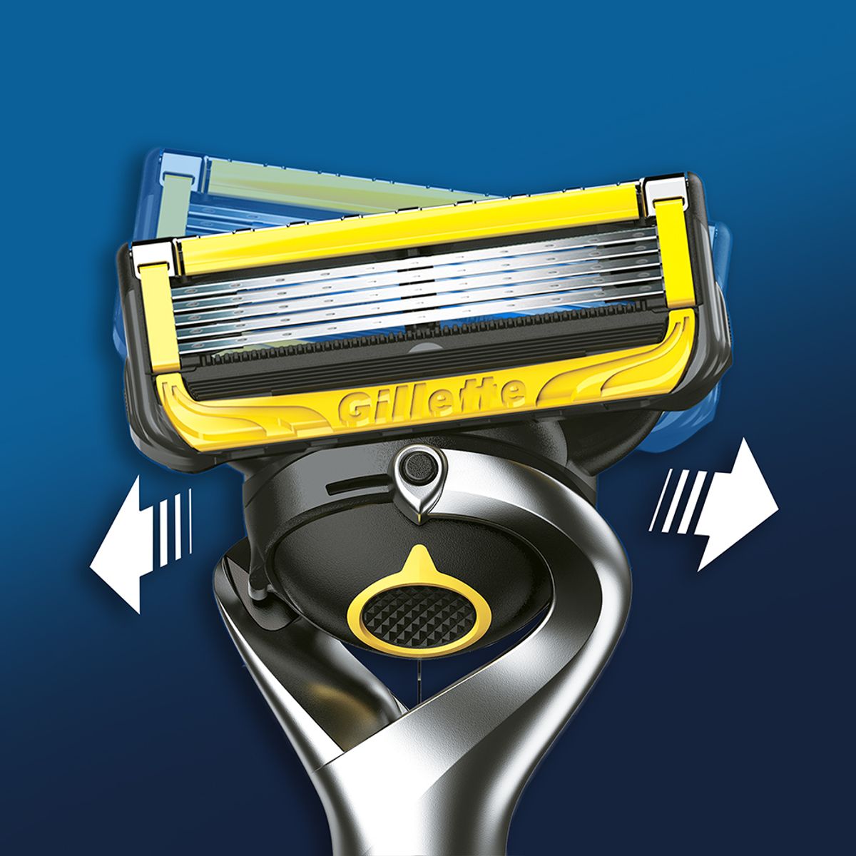 질레트(GILLETTE) 프로쉴드 옐로우 면도기 핸들1입 + 면도날8입