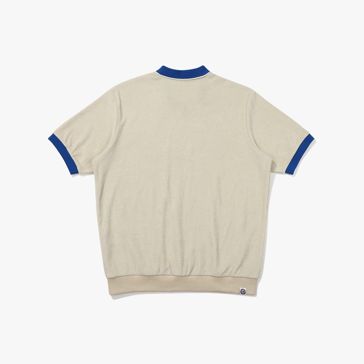 디아도라(diadora) 알파로메오 테리 카라 반팔 티셔츠 IVORY