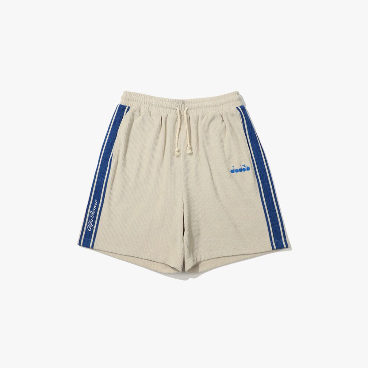 디아도라(diadora) 알파로메오 테리 하프팬츠 IVORY