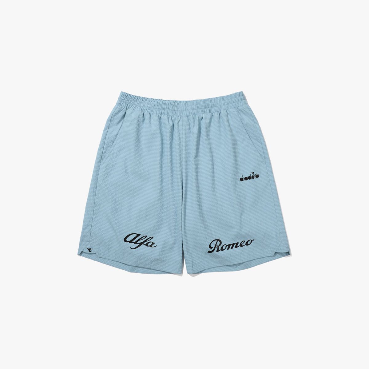 디아도라(diadora) 알파로메오 시어서커 하프팬츠 SKY BLUE