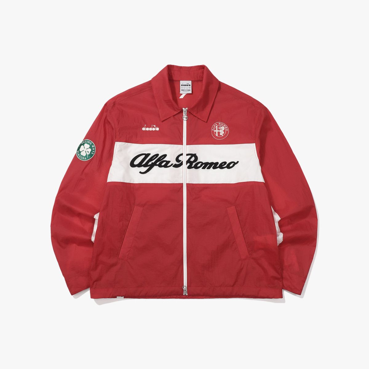 디아도라(diadora) 알파로메오 립스탑 자켓 RED