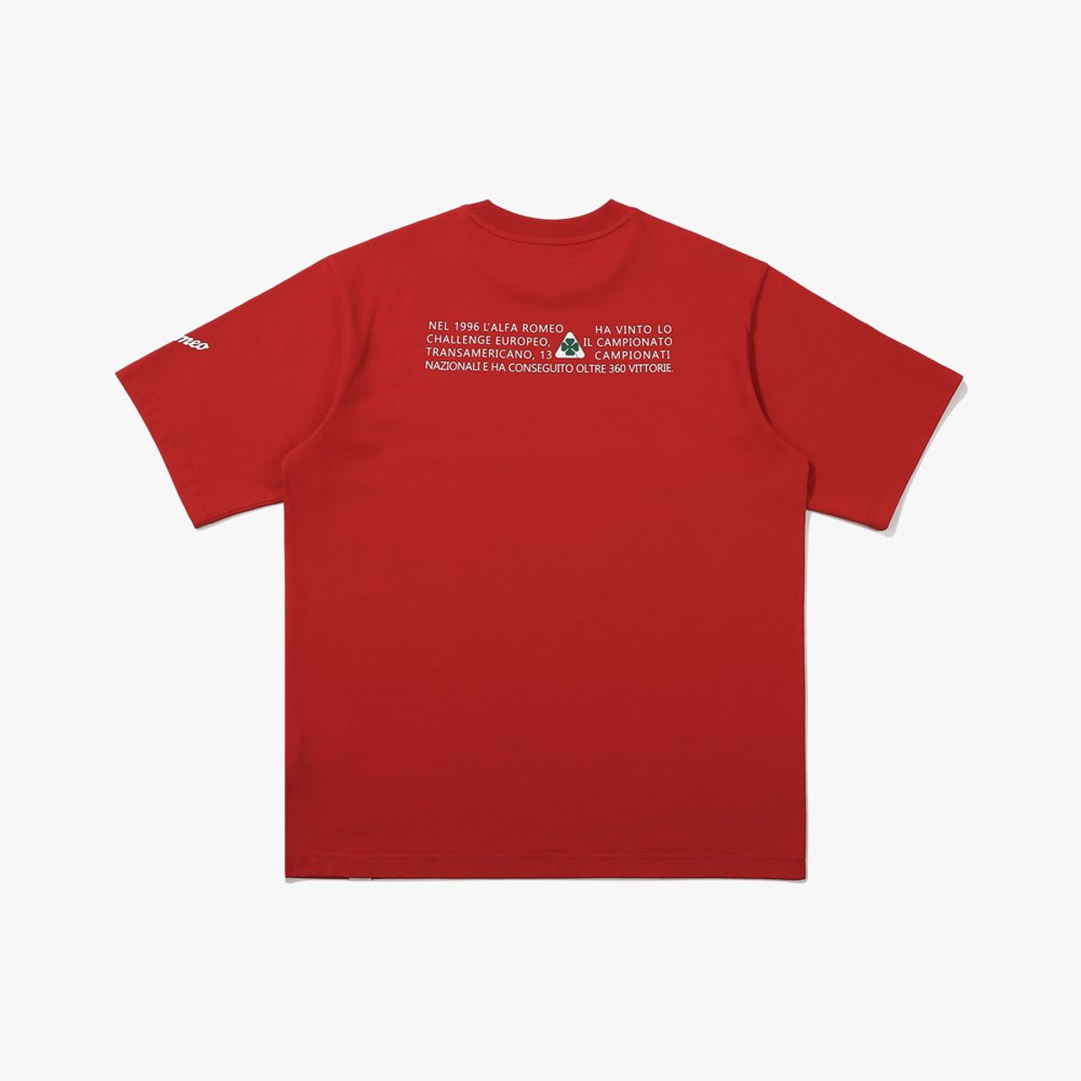 디아도라(diadora) 알파로메오 클로버 반팔 티셔츠 RED