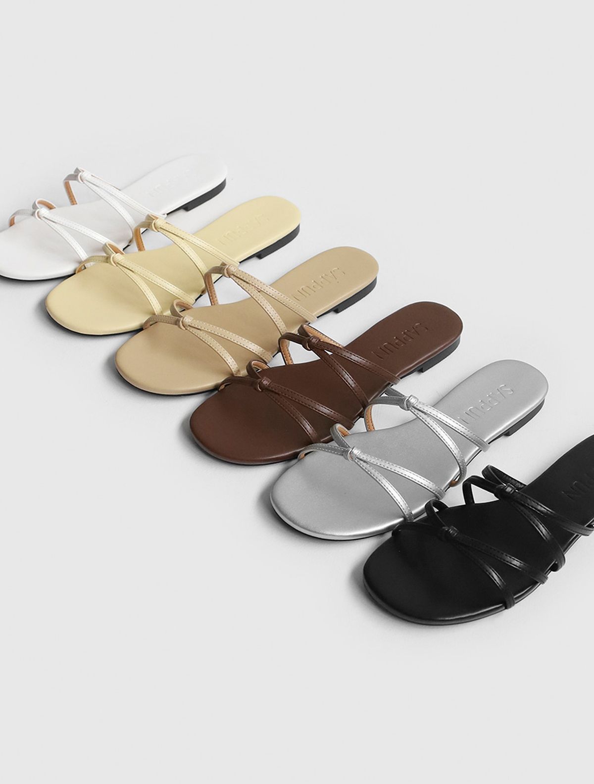 사뿐(SAPPUN) 라엘라 스트랩 슬리퍼 (1cm)