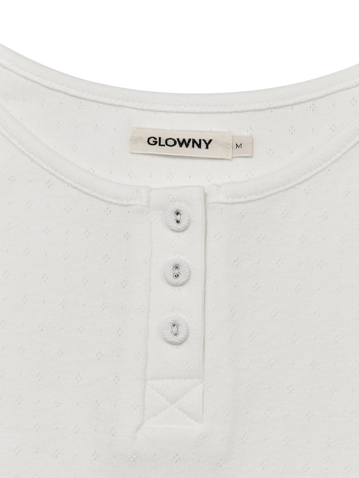 글로니(GLOWNY) PROVINCE EYELET CAMI DRESS (WHITE)