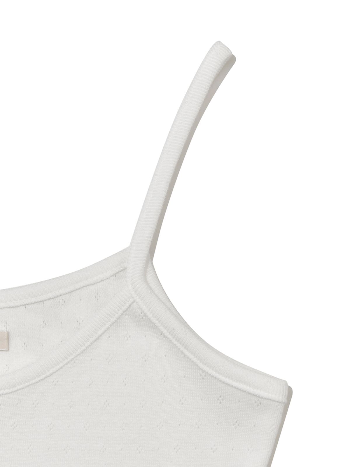 글로니(GLOWNY) PROVINCE EYELET CAMI DRESS (WHITE)