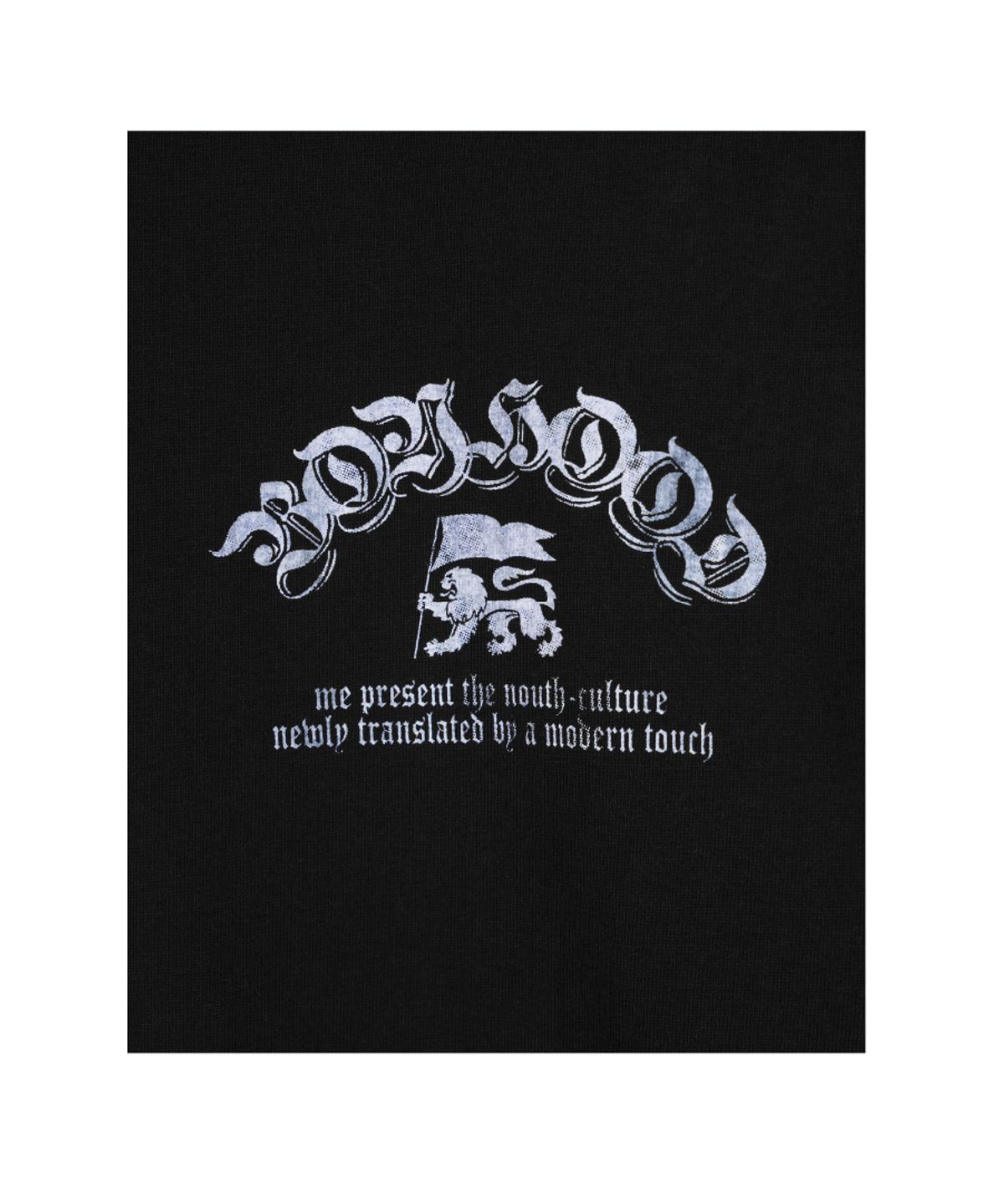 이티씨이(ETCE) BOY HOOD T-SHIRT (BLACK)