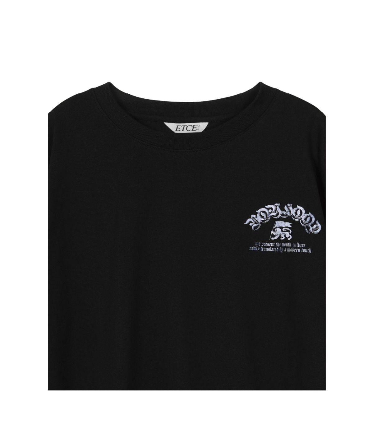 이티씨이(ETCE) BOY HOOD T-SHIRT (BLACK)