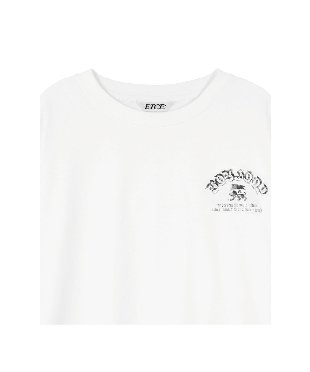 이티씨이(ETCE) BOY HOOD T-SHIRT (WHITE)