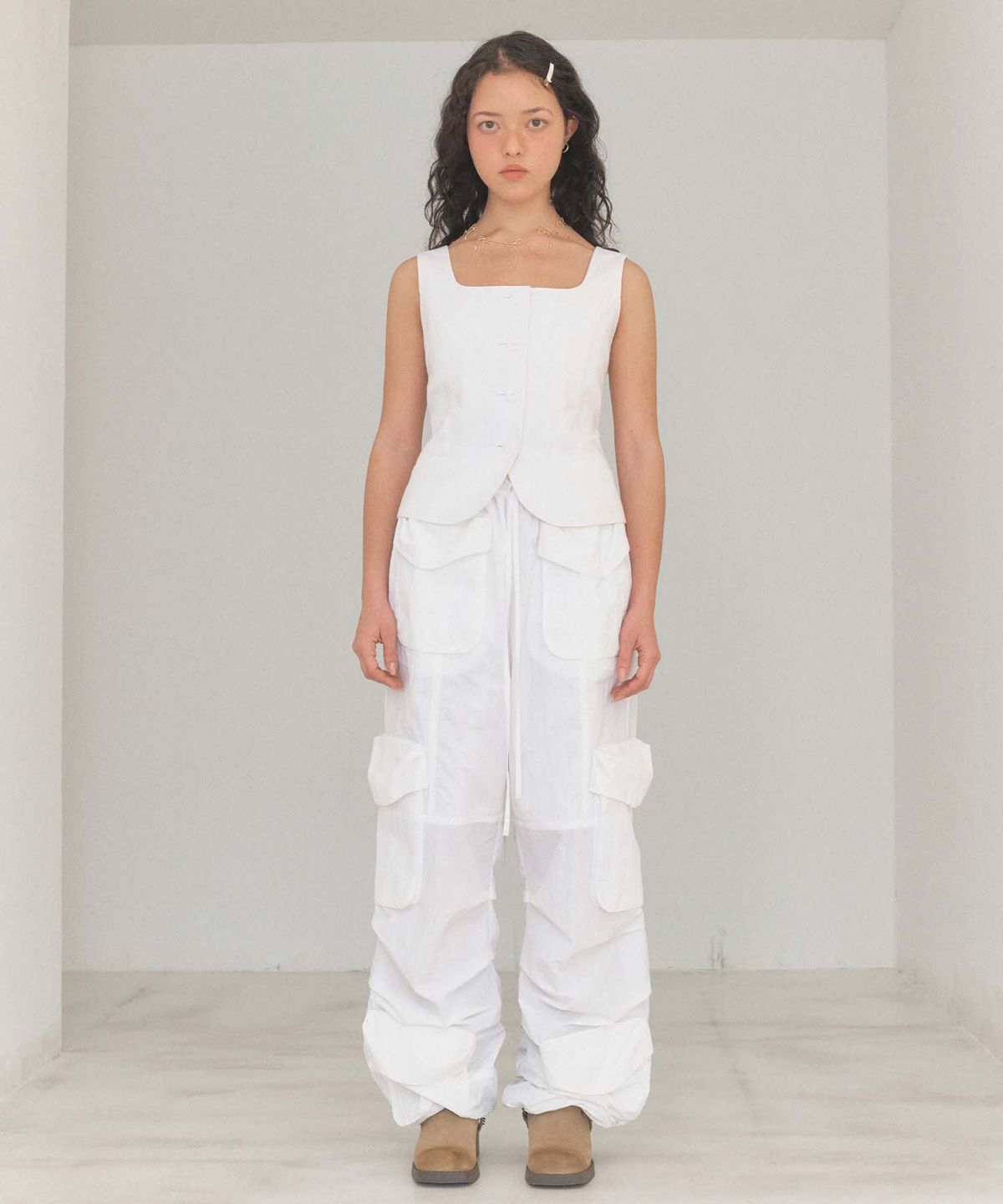 라츠유(LOTSYOU) lotsyou_Old Money Vest White