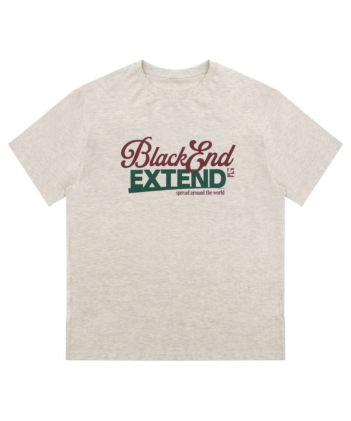 캑터스도넛마켓(CACTUSDONUTMARKET) Classic Extend T-Shirt - Oatmeal