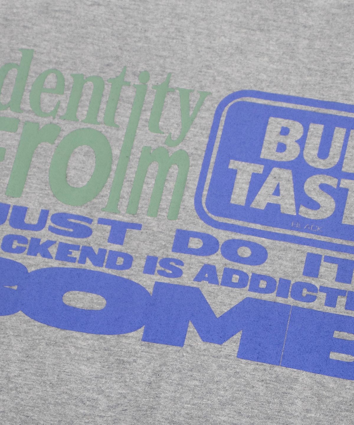 캑터스도넛마켓(CACTUSDONUTMARKET) Identity Addiction T-Shirt - Gray
