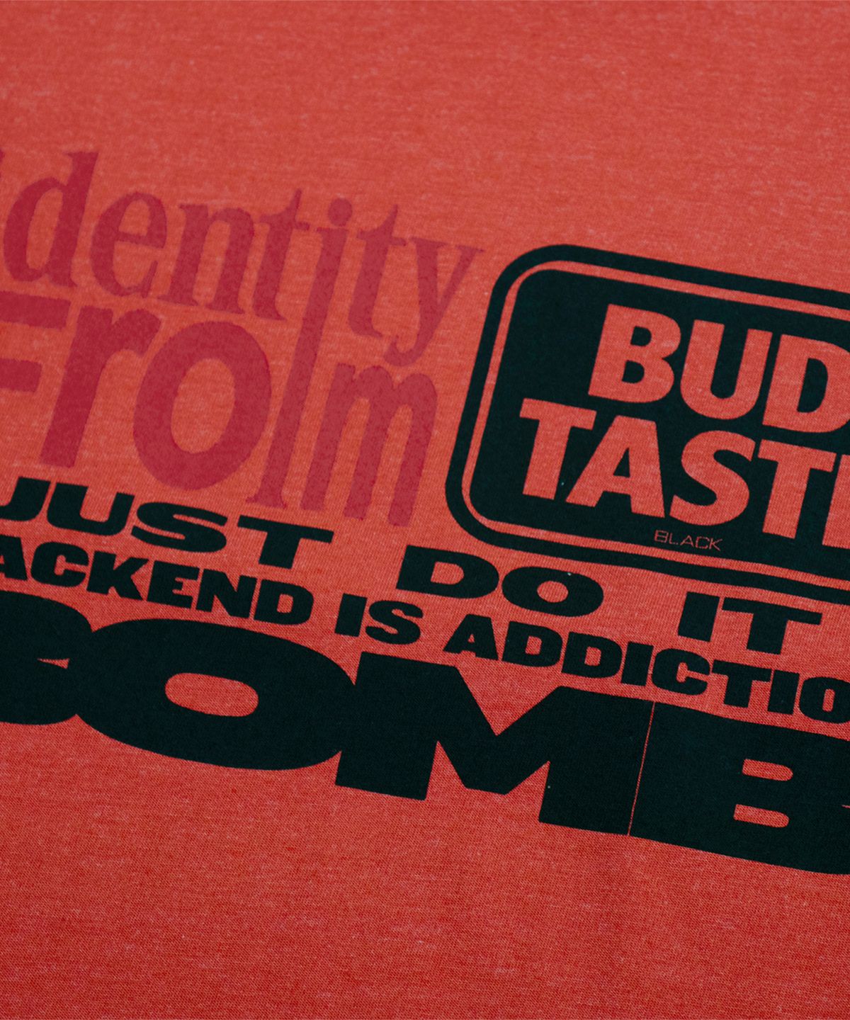 캑터스도넛마켓(CACTUSDONUTMARKET) Identity Addiction T-Shirt - Orange